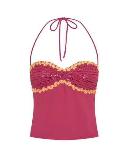 Melova | Top Cerise