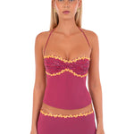 Melova | Top Cerise